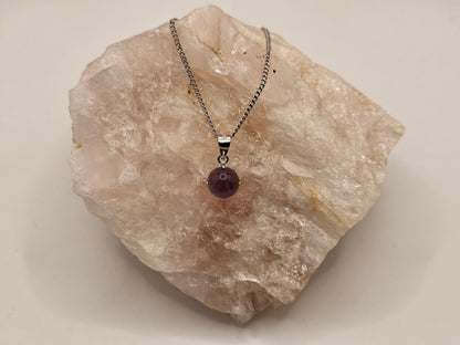 Anhänger mit Naturstein